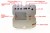 HMDX Quad Alarm Clock Radio SD Card Hidden Camera